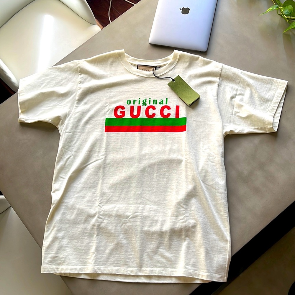 “Original Gucci” print oversized T-shirt